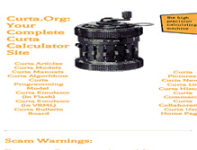 Tablet Screenshot of curta.org
